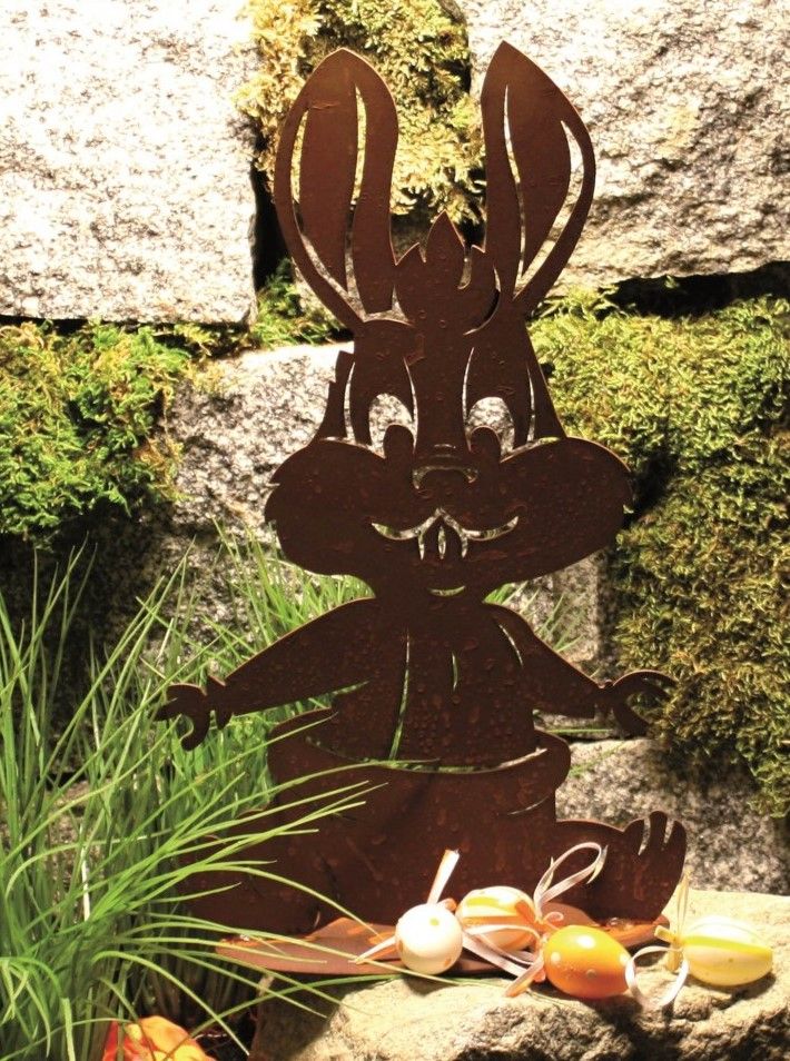 Ferrum Living | Edelrost Deko Für Ostern & Frühling