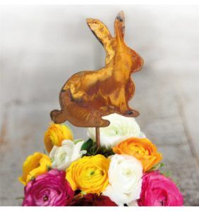 Frühling Ostern Rost Deko