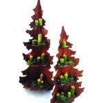 Weihnachtsbaum metall mit Kerzenständer
